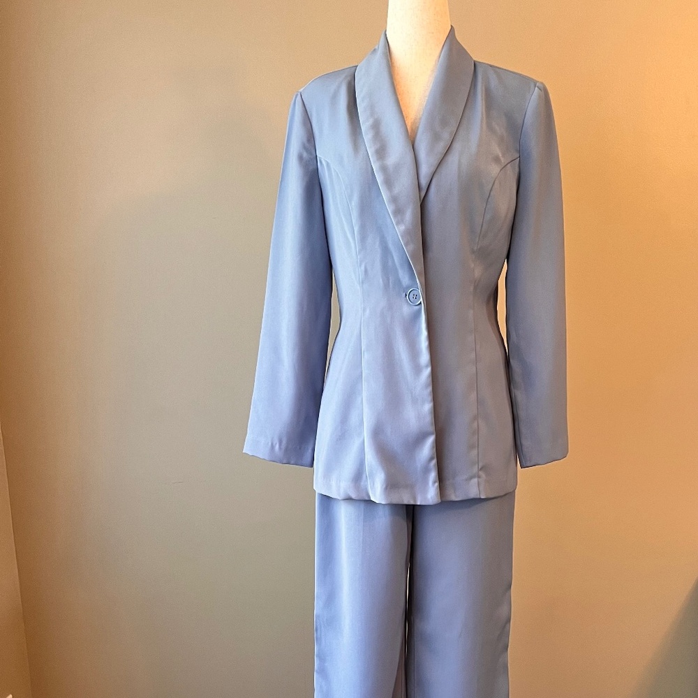 Light blue 2 pc suit